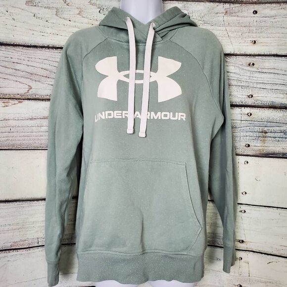 Under Armour Women’s Green Pullover Hoodie Sweatshirt Size Medium - Picture 1 of 7